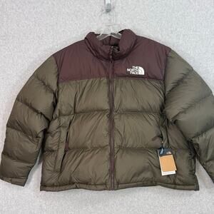 The North Face 1996 Retro Nuptse Jacket Size 3X 700 Down Fill CoalBrn $330